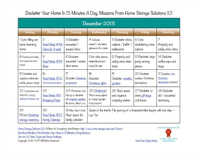 Click Here To Get Your December Printable Calendar