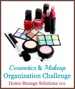 Cosmetics & Makeup Organization Challenge