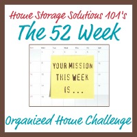 52 Week Organized Home Challenge