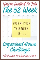 organized home challenge