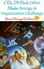 CD, DVD & Other Media Storage & Organization Challenge