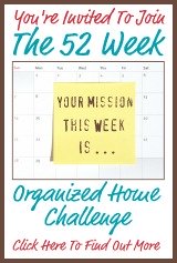 organized home challenge