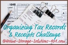 Organize Receipts & Tax Documents Challenge