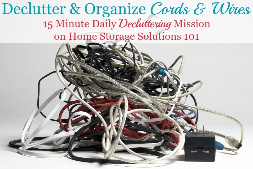 Cable & Cord Storage Ideas & Organization Tips