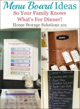 Menu board ideas for your home