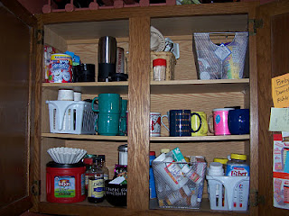 Coffee and medicine cabinet - after picture