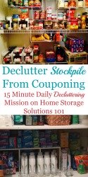 How to declutter your stockpile