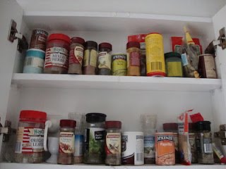 Spice cabinet - before