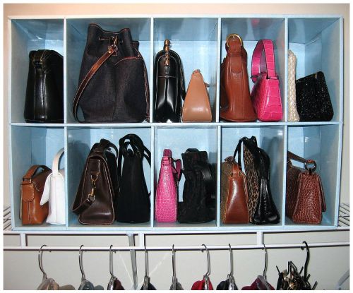 purse shelf organizer for closet