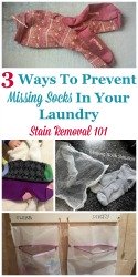how to prevent missing socks
