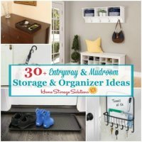 entryway and mudroom storage and organizer ideas