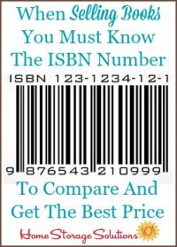 when selling books you must know the ISBN number