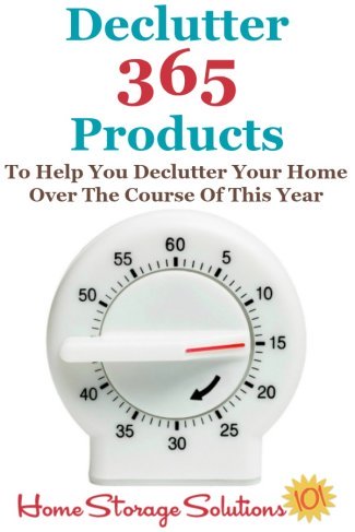 If you want to get your home decluttered, and have it stay that way, use some or all of these Declutter 365 products, including a calendar, text messaging for reminders, and even a Facebook group to help you do it {on Home Storage Solutions 101}