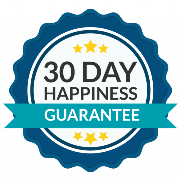 There's a 30 day happiness guarantee for this bundle!