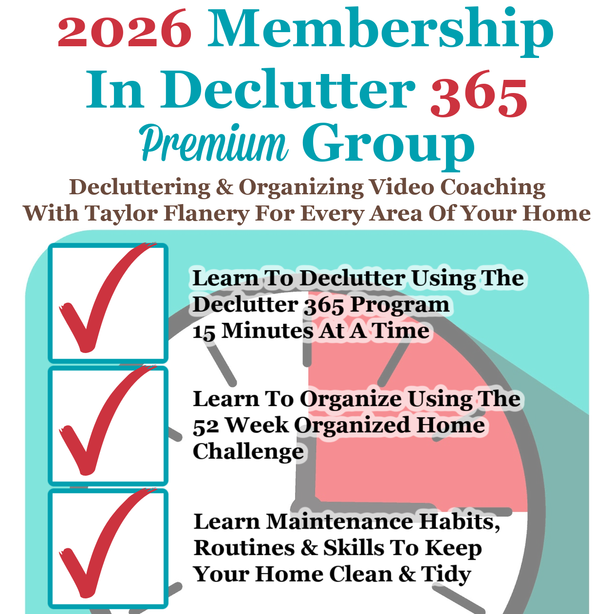 Get your 2026 membership to Declutter 365 Premium Facebook Group