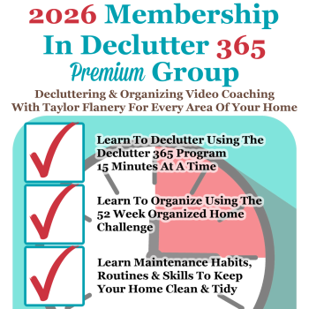 Get your 2026 membership to Declutter 365 Premium Facebook Group