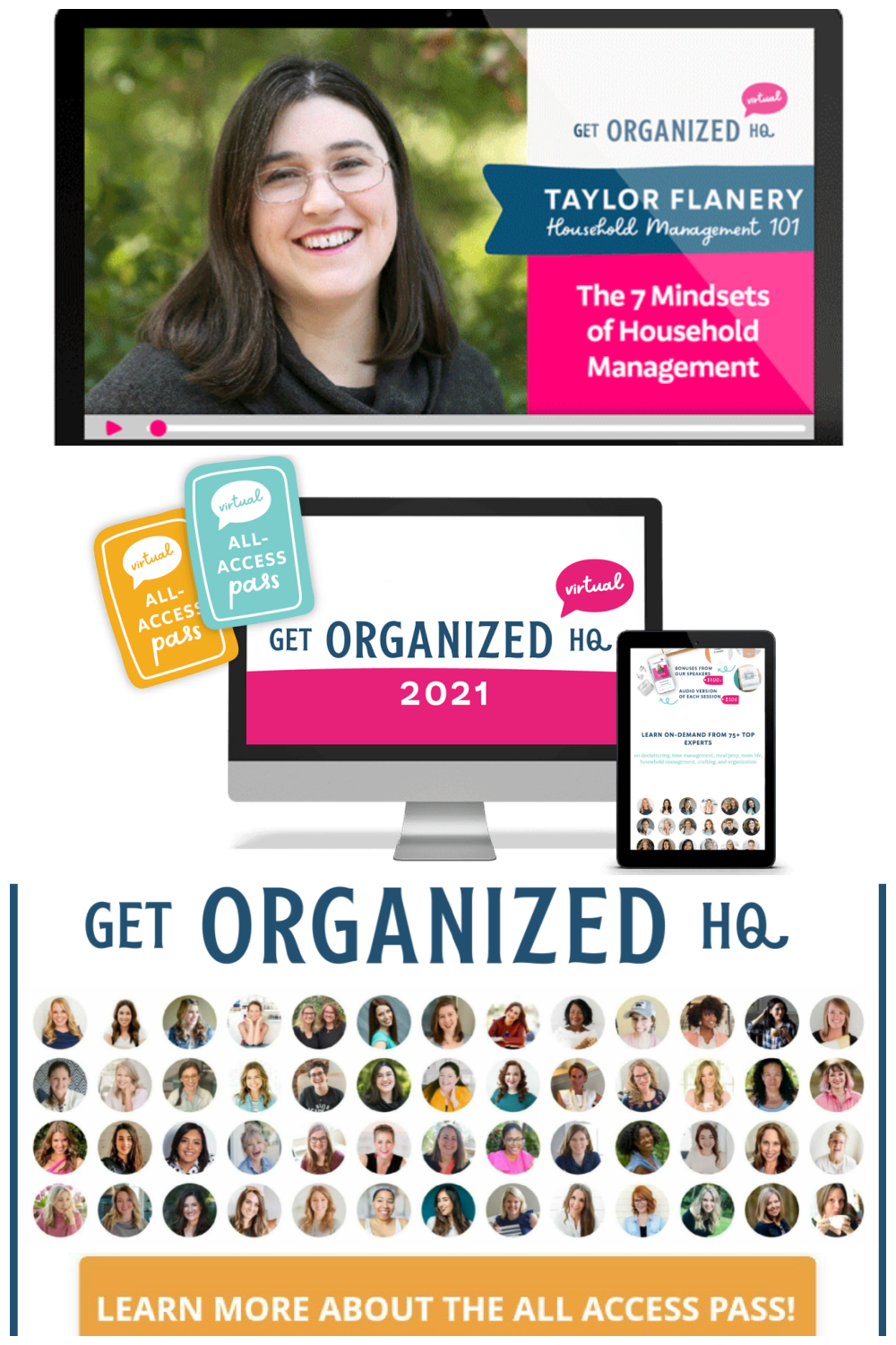 Are you ready to organize your life and streamline your home for good? If so, check out Get Organized HQ and get access to over 70 practical workshops for a stress-free home, including a workshop from me, Taylor!