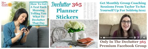Declutter 365 products to help you declutter, organize and maintain your home