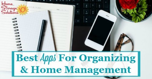 Technology can help us at home as well as work. Check out reviews and recommendations in the Home Storage Solutions 101 App Store, sharing the best apps for organization and home management {on Home Storage Solutions 101}