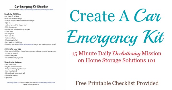 Featured image of post Winter Emergency Car Kit Contents / Being prepared for an emergency is one of the most important things you can do.