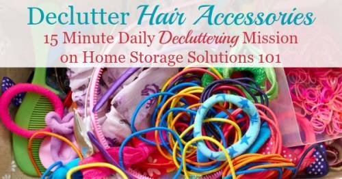15 Ways To Organize Hair Accessories - Organised Pretty Home  Organizing  hair accessories, Hair accessories storage, Diy hair accessories organizer