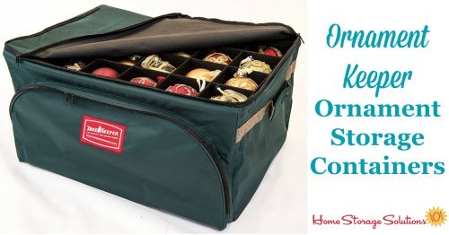 OrnamentKeeper ornament storage containers are the top of the line product for organizing and storing your Christmas decorations for your tree {featured on Home Storage Solutions 101}