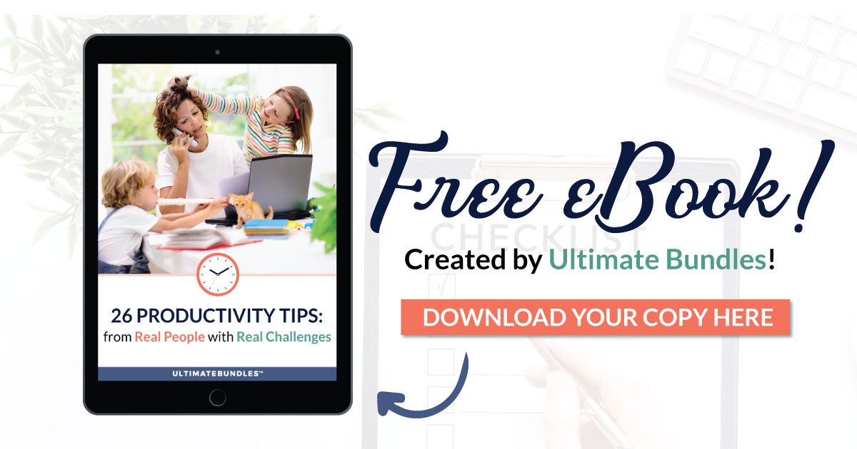 Here's how to get a productivity ebook, called 26 Productivity Tips From Real People With Real Challenges, that will help you free up 1-2 hours a week to do the things you want to do {on Home Storage Solutions 101}