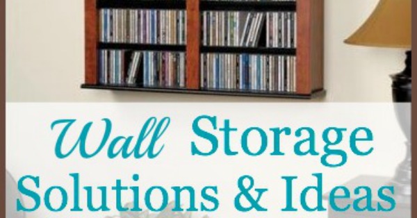 Here are the top picks for wall storage solutions and ideas, to make use of all the storage space at your disposal in your home from floor to ceiling {on Home Storage Solutions 101}