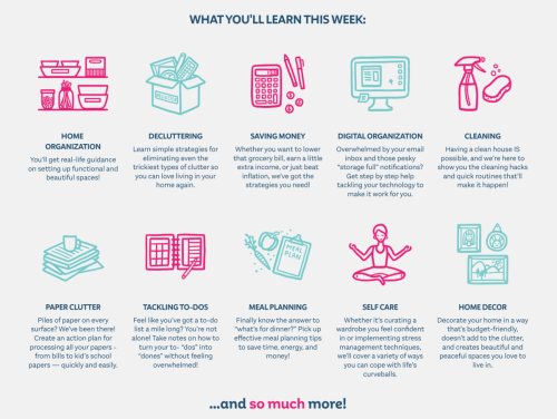 What you'll learn this week during Get Organized HQ 2026