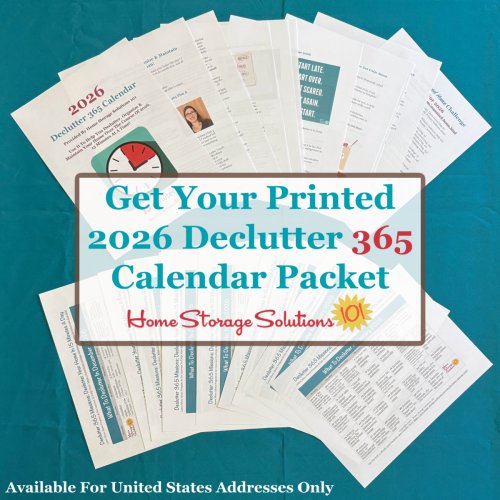 Click here to get your printed 2026 Declutter 365 calendar packet Click here to get your printed 2026 Declutter 365 calendar packet