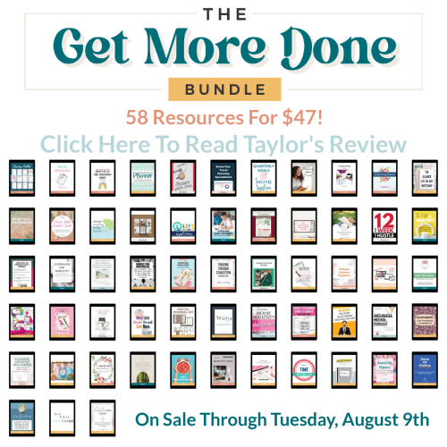 Click here to read Taylor's review of the Get More Done bundle, which is on sale now