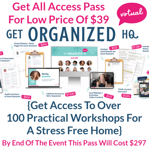 Get Organized HQ: get your all access pass for $39