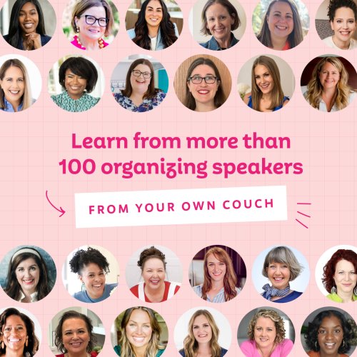 You'll be learning from these speakers, plus many more, during Get Organized HQ 2026