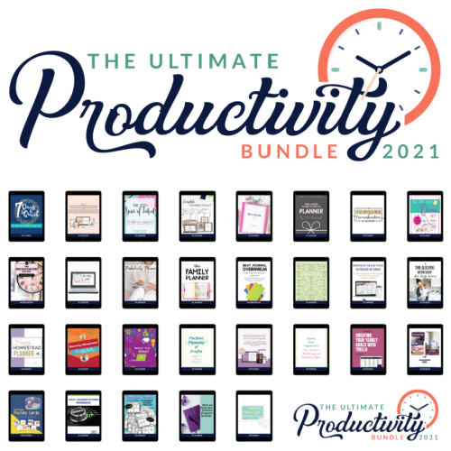All of the products in the 2021 Ultimate Productivity Bundle