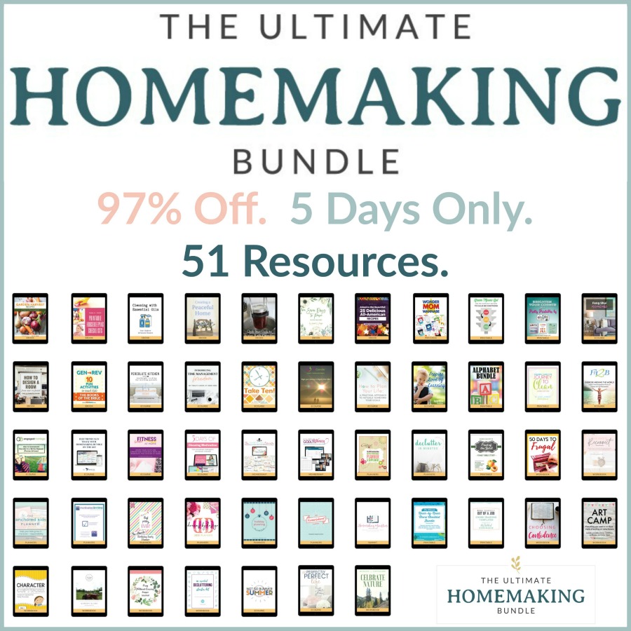 The Ultimate Homemaking Bundle has 51 resources to help you improve your home and life, including printables, eBooks and eCourses that are worth more than $1,200, for over 97% off, but it's only available for a limited time {more information on Home Storage Solutions 101} The Ultimate Homemaking Bundle has 51 resources to help you improve your home and life, including printables, eBooks and eCourses that are worth more than $1,200, for over 97% off, but it's only available for a limited time {more information on Home Storage Solutions 101}