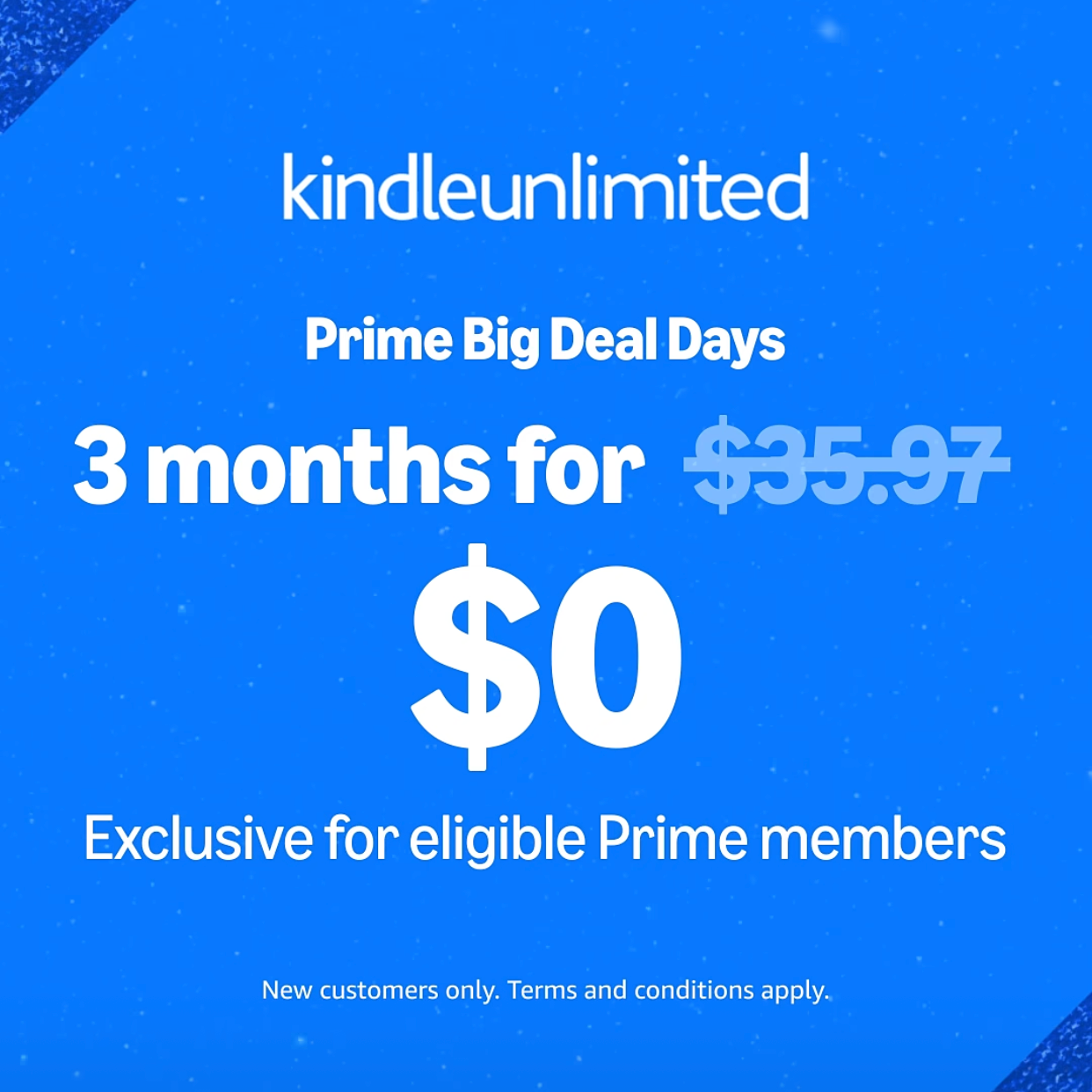 Prime Big Deal Days deal: Kindle Unlimited free for 3 months