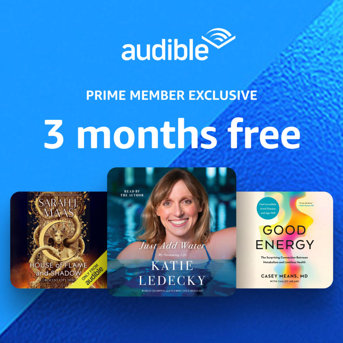 Prime member exclusive: 3 months free from Audible Prime member exclusive: 3 months free from Audible