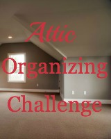 attic organizing challenge