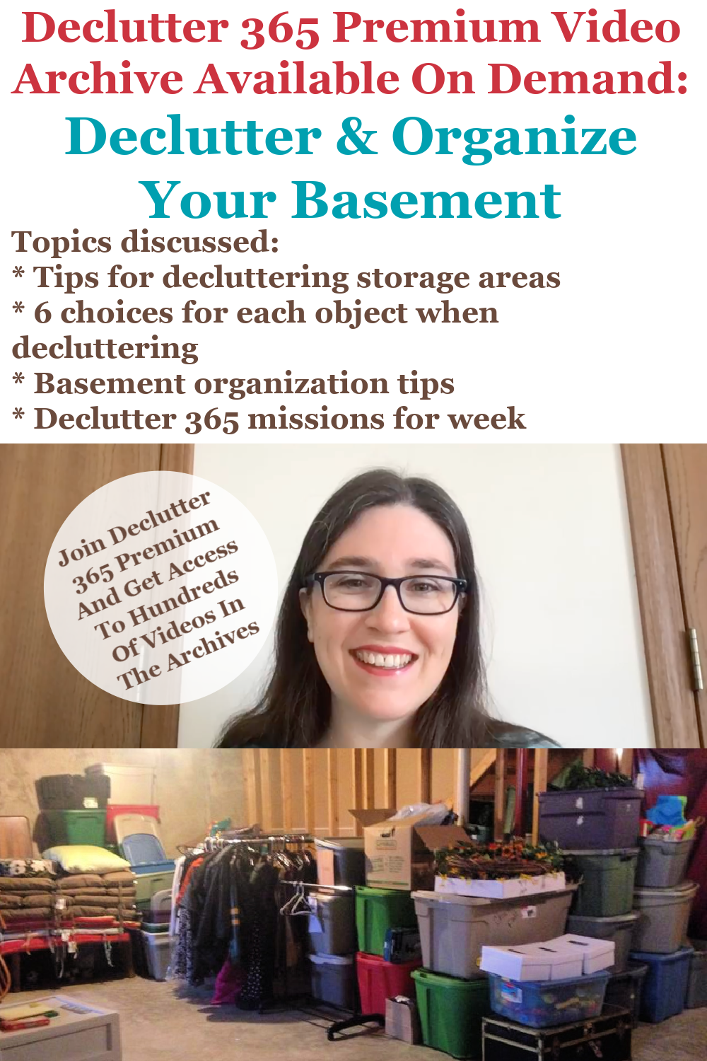 Organize Storage Bins  Declutter the Basement & Garage #shorts