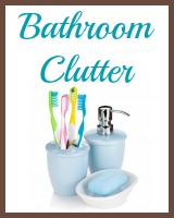 bathroom clutter