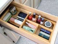 bathroom drawer organizer