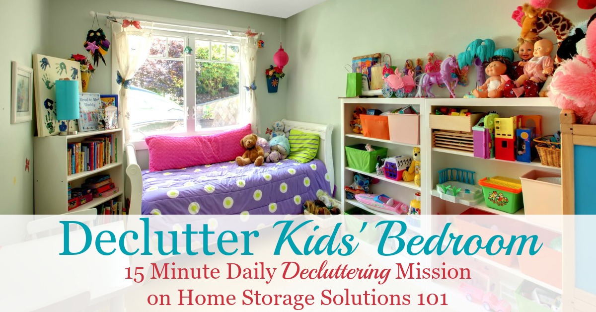 decluttering with kids