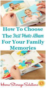 how to choose the best photo album for your family's memories