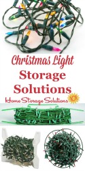 Christmas Light Storage Solutions