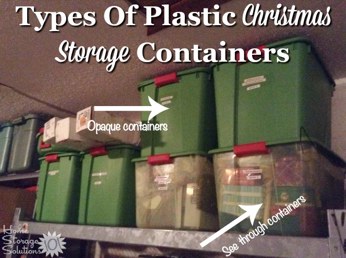 Link Products christmas holiday round storage containers - seasonal