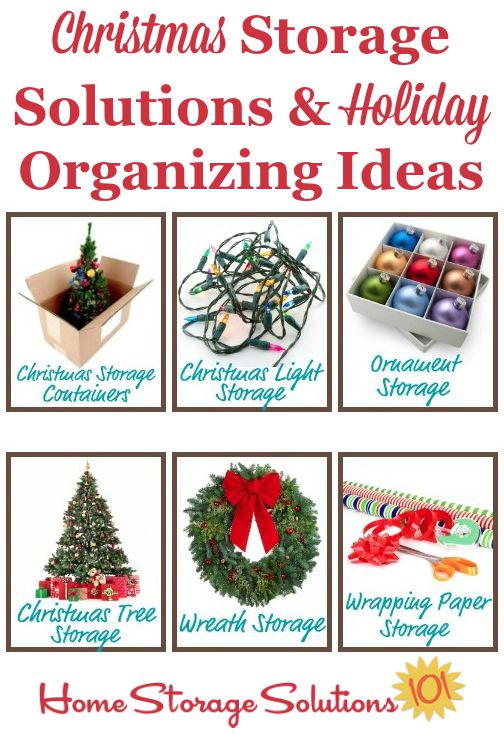 Christmas Storage & Organization Ideas