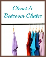 closet and bedroom clutter