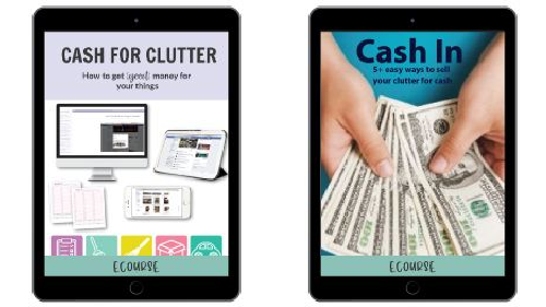 2 different courses to help you learn to sell clutter for cash