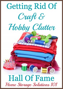 craft and hobby clutter