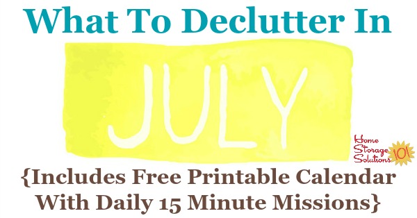 declutter home calendar declutter home calendar